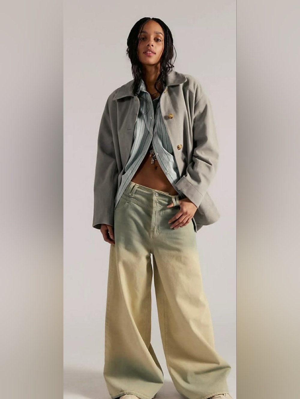 We The Free Give And Take Wide Leg Jeans, Size 24